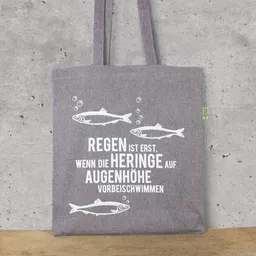 Bow & Hummingbird Bow & Hummingbird Baumwoll-Beutel "Regen ist..." – Produktbild 1 von 1