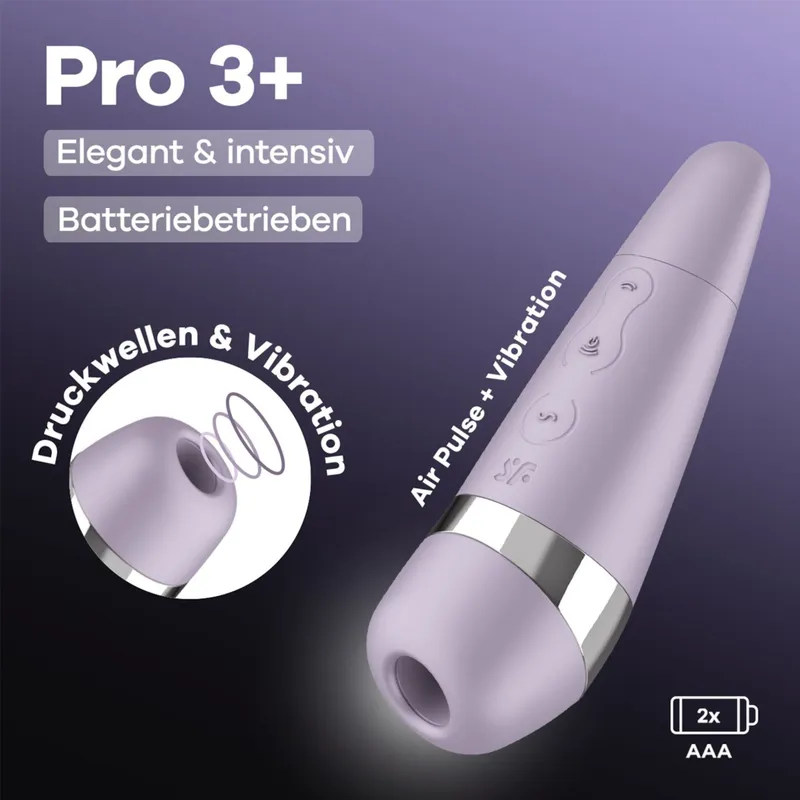 Satisfyer Satisfyer Pro 3+, 14,4 cm, Flieder, – Produktbild 1 von 1