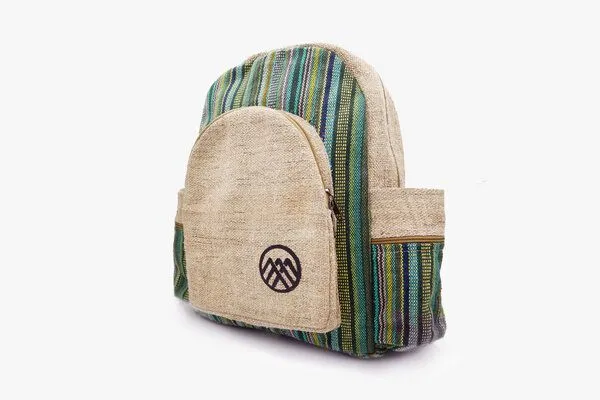 Himal Hemp Rucksack RAMRI aus Hanf von Himal Hemp (Medium), Grün, – Produktbild 2 von 4