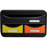 Exacompta Exacompta Schubladenbox Small-Box "Iderama", DIN A4+, 3 Schubladen, regenbogen – Produktbild 1 von 1