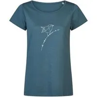 Brandless Brandless Basic Bio T-Shirt (ladies) Nr.2 Rotkehlchen GOTS 155g/m², Graugrün, – Produktbild 1 von 1