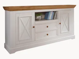 Sideboard "Molina" | Kiefer weiß-gewachst | Variante 01 – Produktbild 1 von 1