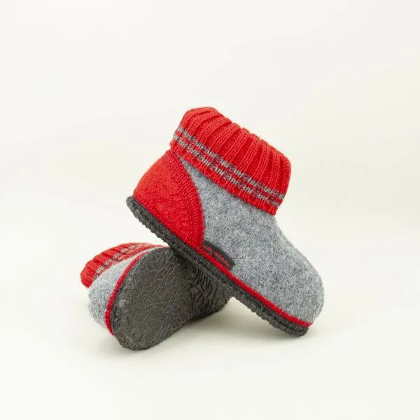 Kitz-Pichler Kitz-Pichler Walkpantoffel Oetz Kinder, Grau, – Produktbild 2 von 4