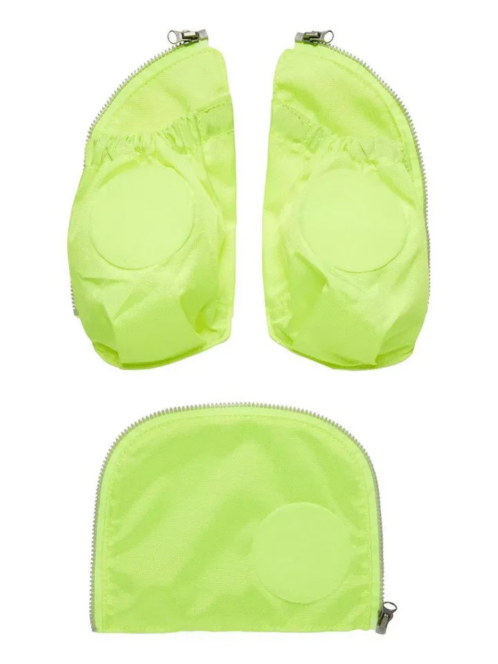 Ergobag Ergobag Schulranzen pack Seitentaschen Zip Set (3-tlg), reflektierend, Gelb, – Produktbild 1 von 3