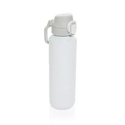 XD Collection Via RCS Re-Steel Sportflasche mit Verschluss, 600ml, weiß – Produktbild 1 von 1
