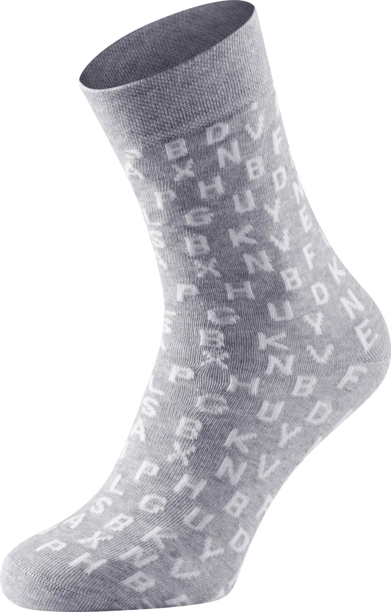 wäschepur Socken grau-weiß, Grau-weiß, – Produktbild 3 von 3
