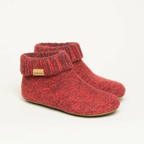 Gottstein Gottstein Knit Boot Hüttenschuhe aus reiner Schurwolle, Blau, – Produktbild 4 von 8