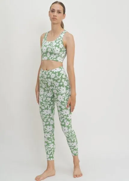 boochen boochen Sport BH Ubud - Top mit Blumenprint, Green moonflower (grün), – Produktbild 2 von 4