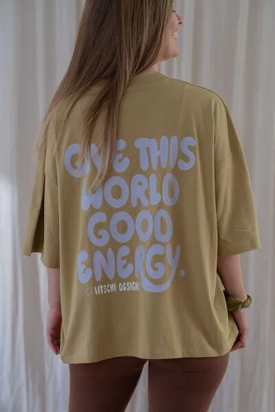 LITSCHI DESIGNS LITSCHI DESIGNS GOOD ENERGY SHIRT – Produktbild 1 von 2