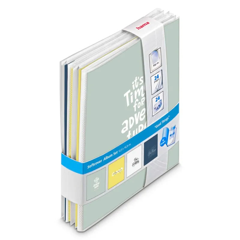 Hama Hama Softcover-Album-Set "Good Things" für 4 x 24 Fotos im Format 10 x15 cm – Produktbild 3 von 4