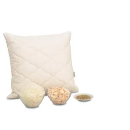 Lotus Design® Lotus Design® Zirbenkissen versteppt, mit Bio-Schurwolle – Produktbild 1 von 1