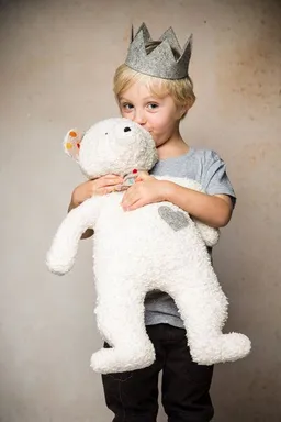 Efie Efie Spieltier Teddy mit Krone – Produktbild 1 von 1