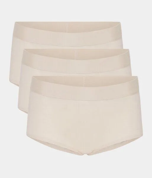 Copenhagen Bamboo 3 Stück cremefarbene Bambus-Hipster-Slips – Produktbild 1 von 4