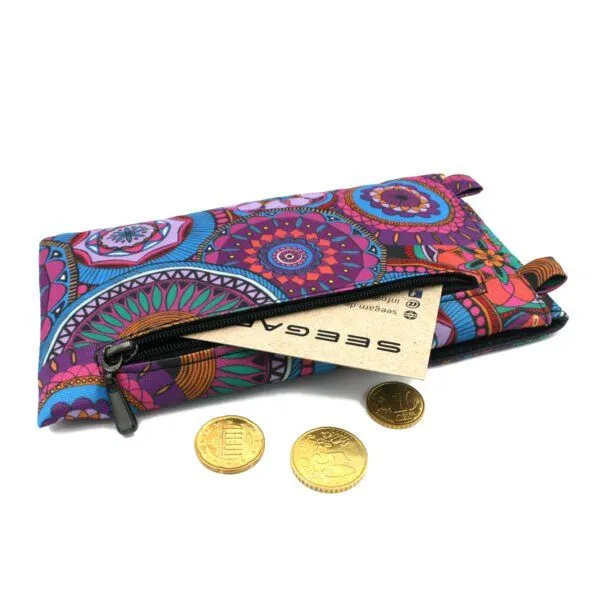 Seegarn Seegarn Handytasche / Umhängetasche (MB02), K2 - kette schwarz, – Produktbild 2 von 3