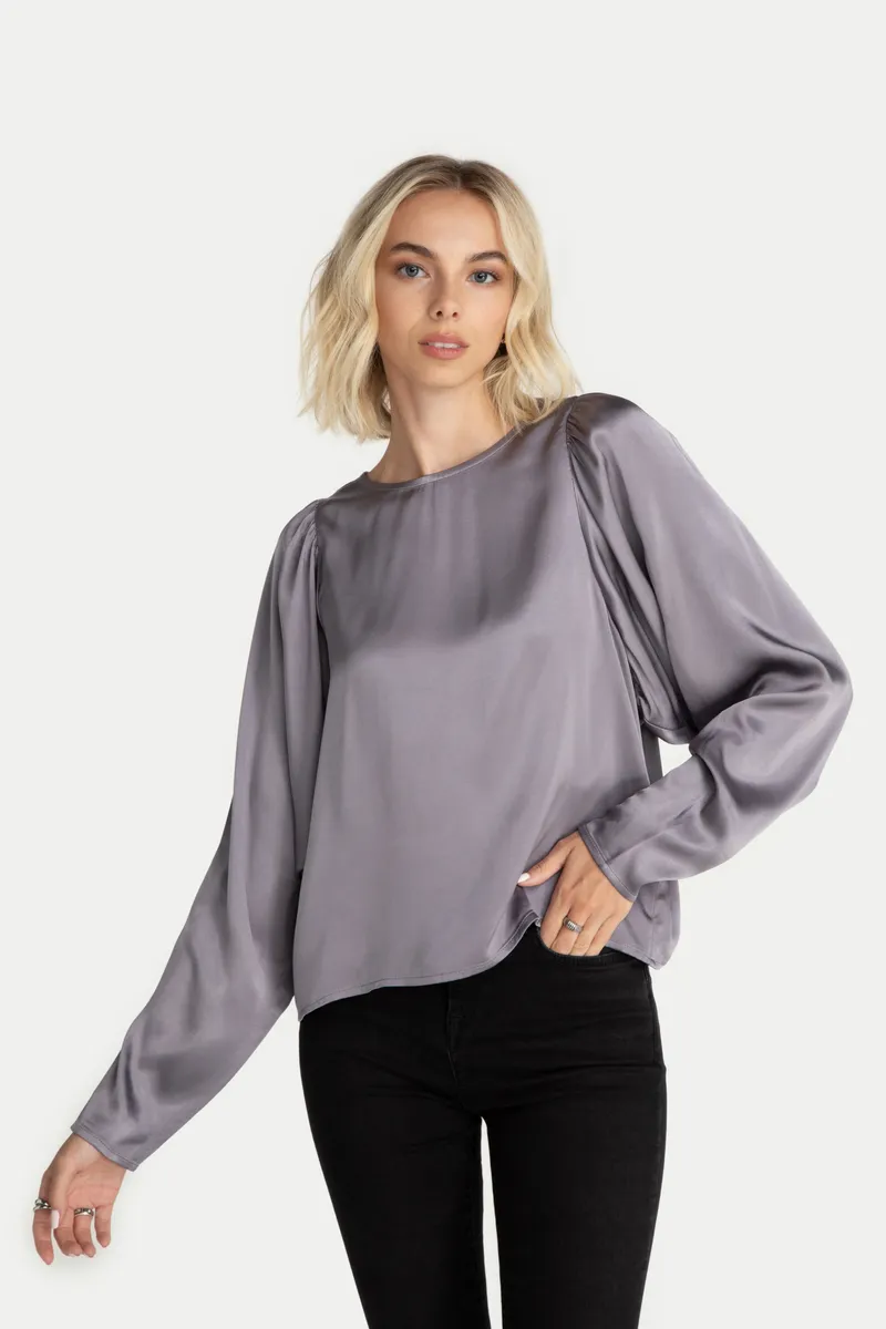 Lovjoi LOVJOI Damen vegan Top Mohnah Hellviolett, Lila, – Produktbild 1 von 2