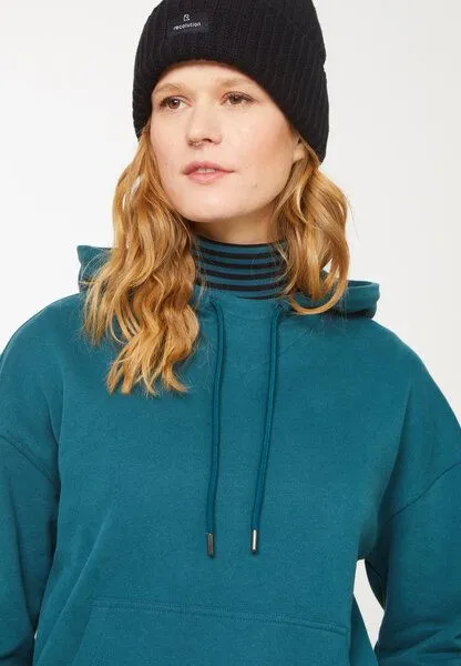 recolution recolution Damen Hoodie HOTTONIA, Deep lake blue (petrol), – Produktbild 4 von 4