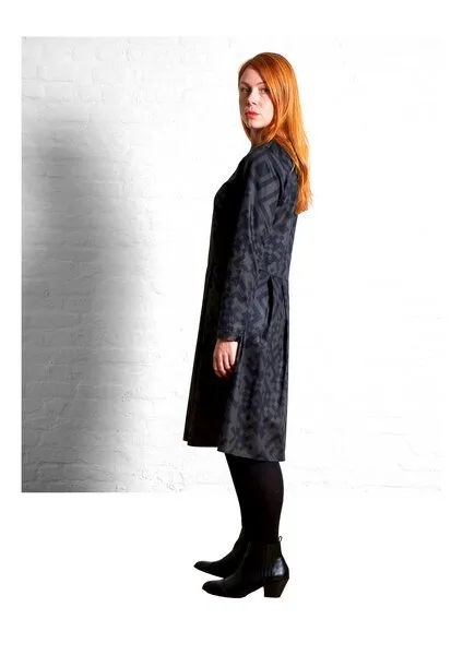 Sophia Schneider-Esleben Sophia Schneider-Esleben Dress Eve, QR Black - Damenkleid aus Bio-Baumwolle – Produktbild 2 von 3