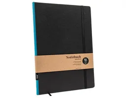 tyyp Skizzenbuch DIN A4 schwarz – nachhaltig 100% Recyclingpapier (Blauer Engel) – handmade in Germany – Klassik Schwarz by tyyp – Produktbild 1 von 1