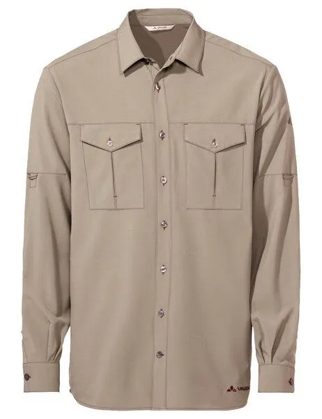 Vaude VAUDE Hemd-Bluse Men's Rosemoor LS Shirt II, Beige, – Produktbild 1 von 6