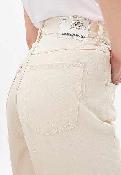 ARMEDANGELS ARMEDANGELS FREYMAA UNDYED - Damen Denim Shorts aus Bio-Baumwoll Mix (recycled), Undyed, – Produktbild 3 von 4