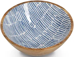 Zeller Present Schale Mangoholz, blau, Massivholz, hochwertiges natürliches Material – Produktbild 1 von 1