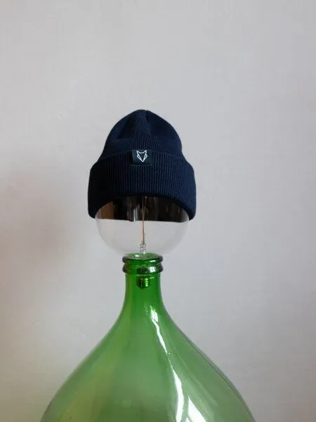 VEROIKON VEROIKON Merino-Beanies Farbfuchs, Marineblau, – Produktbild 2 von 2
