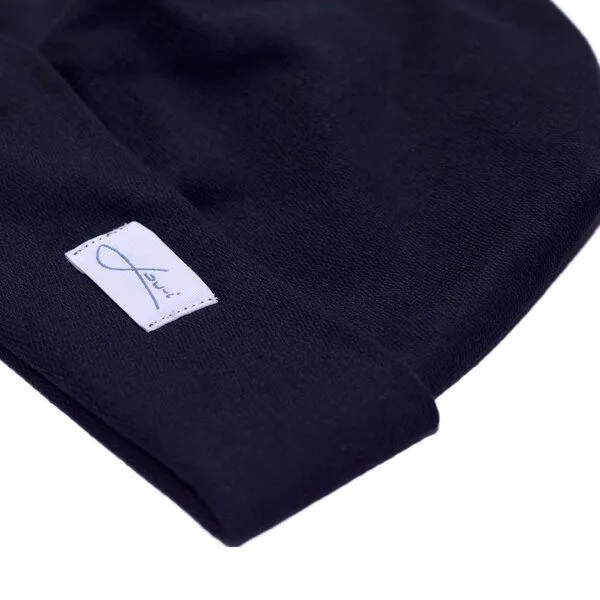 Lou-i Lou-i Baumwollmütze Made in Germany - Bequeme Wintermütze, Dunkelblau, – Produktbild 5 von 8