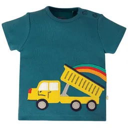 Frugi Frugi T-Shirt Truck in blau – Produktbild 1 von 1