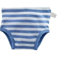 HANS NATUR Kinder Slip Bio-Baumwolle blau-off white Gr.74/80 – Produktbild 1 von 1