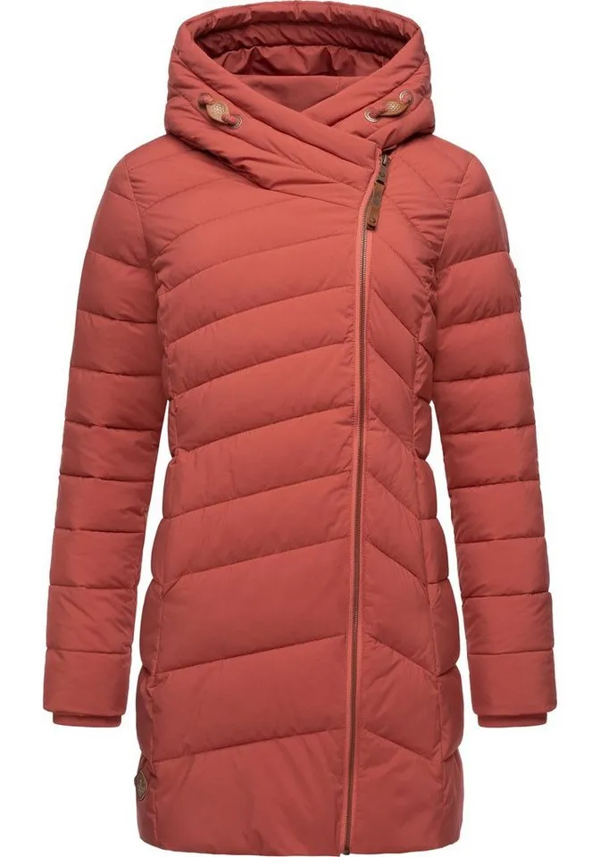 ragwear ragwear Wintermantel Teela Wasserdichter Steppmantel mit hohem Kragen, Rosa, – Produktbild 2 von 3