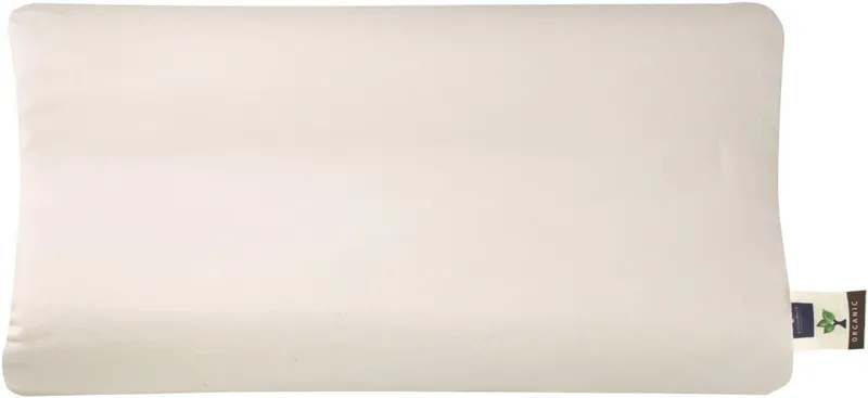 billerbeck Nackenstützkissen Cosisoft nature, Kissen 40x80cm, Füllung: Naturlatexkern, Bezug: 100% Baumwolle, Seitenschläfer, Bauchschläfer, Rückenschläfer, Das GOTS-Zertifiziertes Naturlatex-Nackenstützkissen, Gelb, – Produktbild 3 von 5