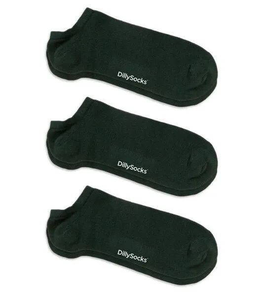 DillySocks DillySocks Sneaker Socken aus Biobaumwoll-Mix, Grün, – Produktbild 1 von 4