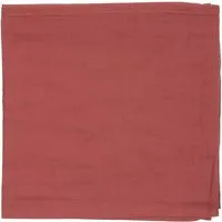 HANS NATUR Spieltuch Bio-Baumwolle 115 x 105 cm ziegelrot – Produktbild 1 von 1