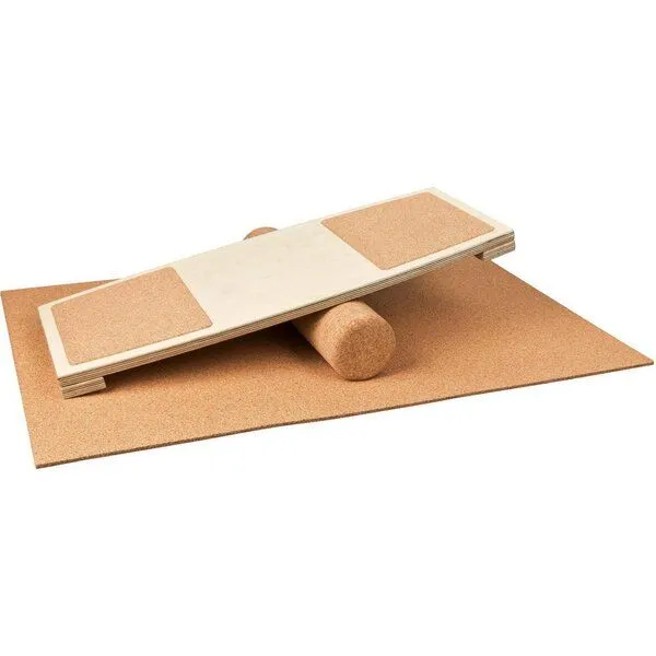 Kork-Deko Kork-Deko Balanceboard Gleichgewichtsbrett Set 2 Varianten – Produktbild 2 von 4