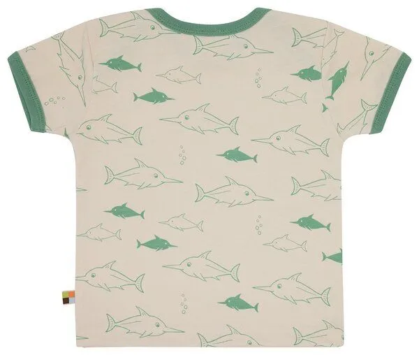 loud + proud loud + proud Babys & Kinder T-Shirt Druck, GOTS-zertifiziert, Bamboo(grün), – Produktbild 2 von 3
