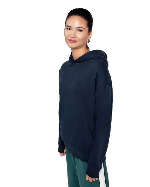YTWOO YTWOO Unisex Oversized Eco-Fleece Hoodie, Blau, – Produktbild 2 von 3
