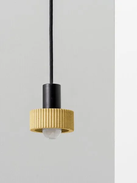 GANTlights Hängelampe plissiert GANTlights S5, Sand, – Produktbild 3 von 4
