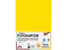 folia folia Fotokarton, 300 g/m², 50 x 70 cm, 10 Bogen, bananengelb – Produktbild 1 von 1