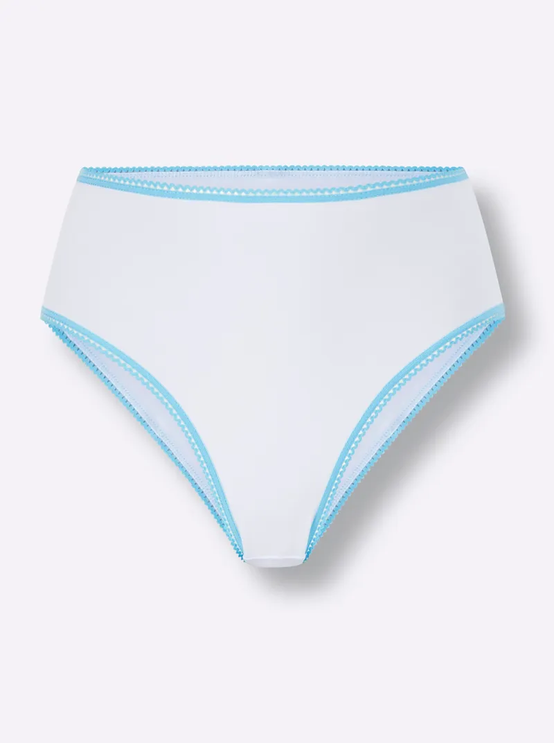 Witt Jazzpants weiß-aquamarin, Weiß-aquamarin, – Produktbild 1 von 3