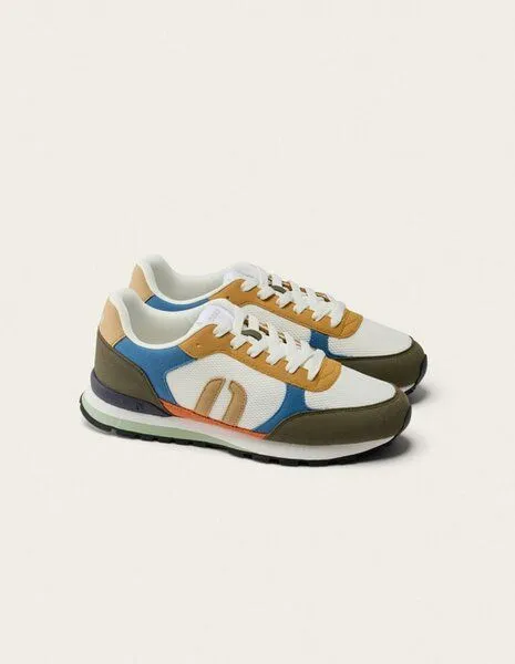 Odaje Odaje Sneaker Modell: Adrien, Khaki/weiß/mustard, – Produktbild 1 von 4
