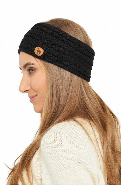 Apu Kuntur Apu Kuntur Stirnband Suave aus 100% Baby Alpaka, Schwarz, – Produktbild 3 von 4