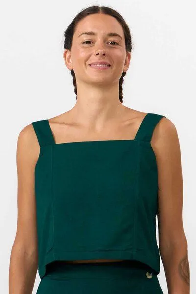 SUITE13LAB Suite13lab Cropped-Top ODIEL, Deep green(grün), – Produktbild 1 von 3