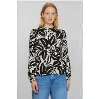 recolution Recolution Damen vegan Bluse Carambola Botanical Schwarz – Produktbild 1 von 1