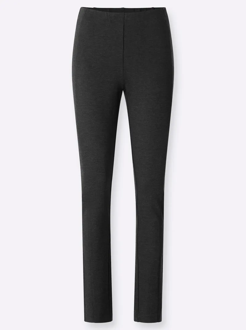 heine Jerseyhose graphit-meliert, Graphit-meliert, – Produktbild 2 von 2