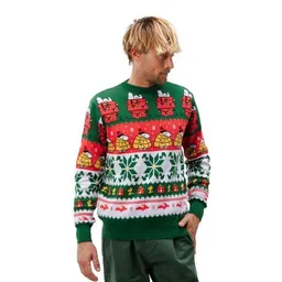 Brava Fabrics Brava Fabrics Strickpullover Peanuts Xmas Multicolor – Produktbild 1 von 1