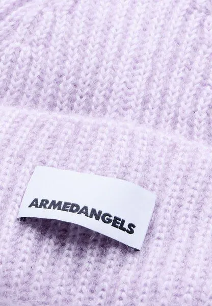 ARMEDANGELS ARMEDANGELS Mohair Blend Unisex Strickmütze aus Mohair-Mix, Moonlit lilac, – Produktbild 4 von 4