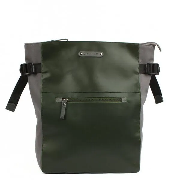 7clouds 7clouds City-Laptoprucksack Belis 7.1, Junglegreen-grey, – Produktbild 1 von 4
