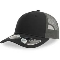 Atlantis Headwear Atlantis Headwear Atlantis Zion Cap Mesh - Basecap zweifarbig aus Recyceltem Polyester Truckercap, Schwarz/grau, – Produktbild 1 von 1
