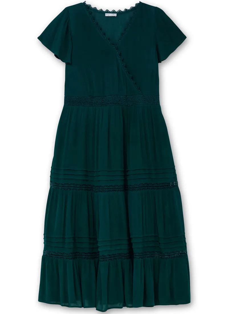 sheego by Joe Browns Maxikleid, Petrol, – Produktbild 1 von 2
