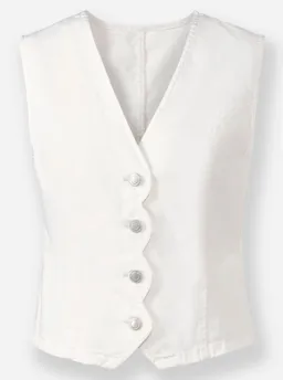 Witt Jeansweste ecru – Produktbild 1 von 1